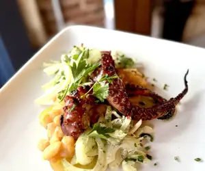 grilled octopus entree